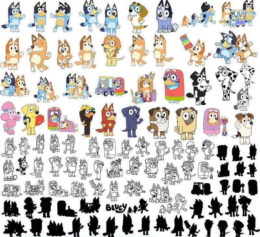 Bluey Puppy Character Kids.