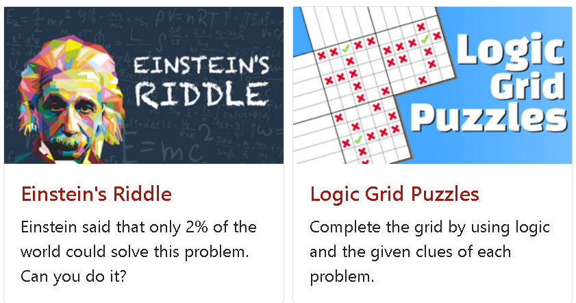 Brainzilla problem solving games for Kids' Minds.