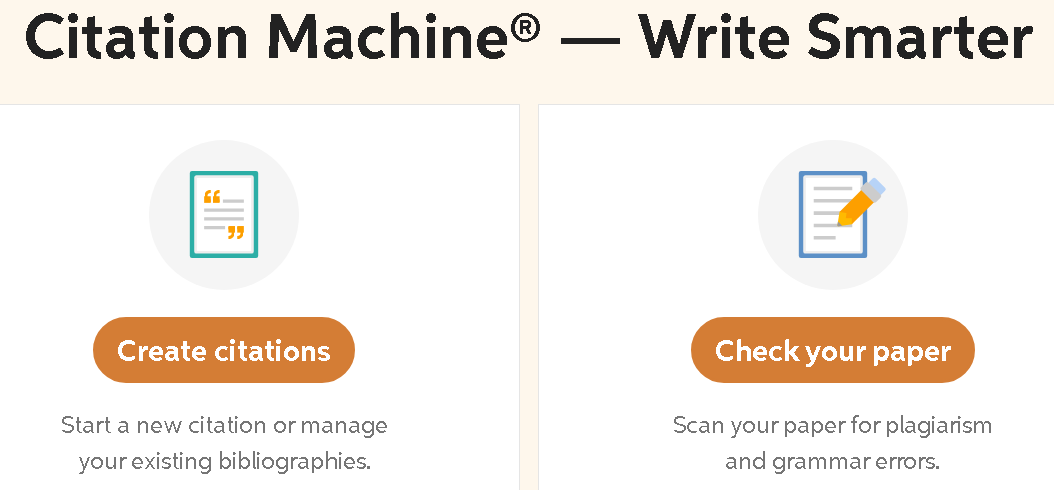 Create citations easily with Cite Machine.