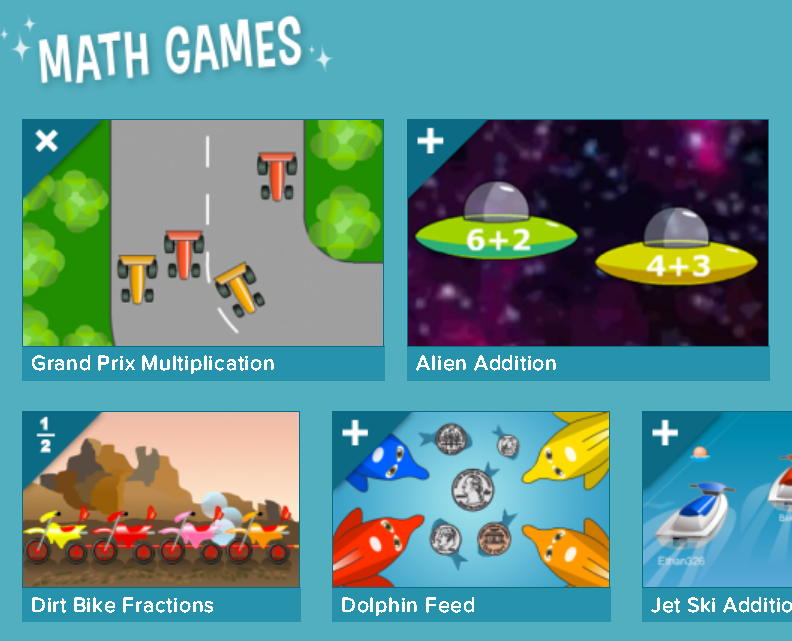 CoolMath4Kids is a website full of math games for Kids.