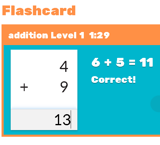 Fact Monster Flashcards help with learning Math in a fun way.