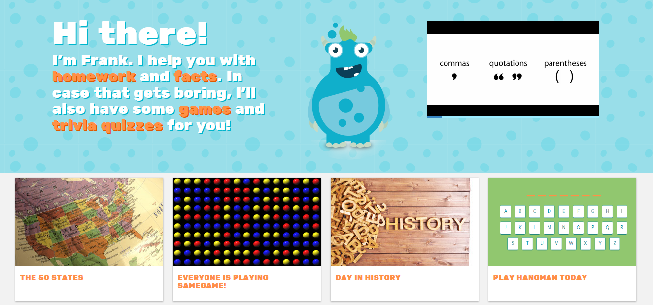 Fact Monster - Free Educational Website for Kids