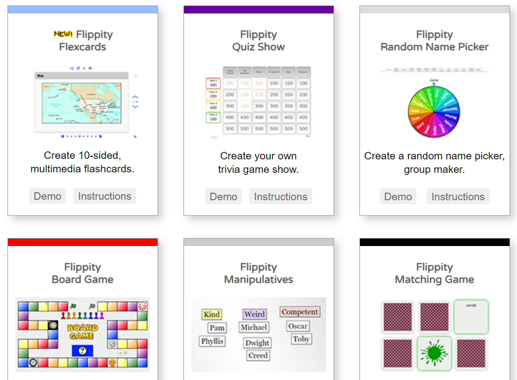 Free Flippity tool for educational purposes.