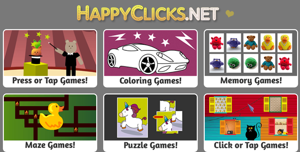 Happy Clicks Games for Kids