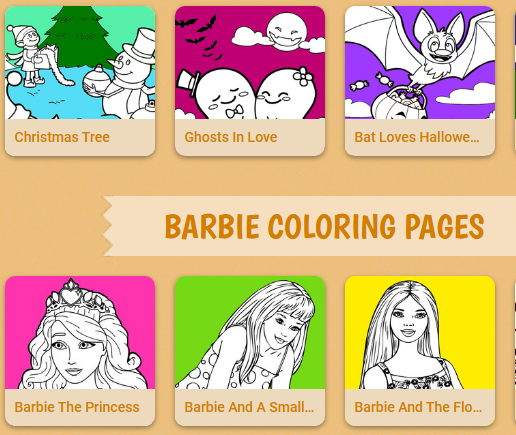 A colorful collection of themed and printable coloring pages from Hellokids, designed for children to enjoy creative expression.