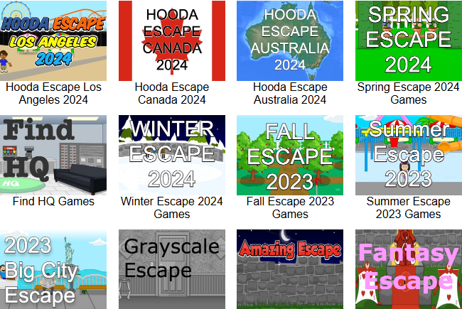 Hooda Math Escape games help students to problem solve escape challenges.