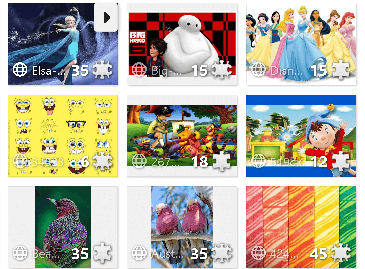 Free Jigsaw puzzles for kids on jigsaw planet.