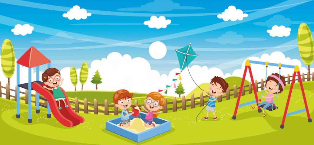 Kids Playing outside benefits and advantages.
