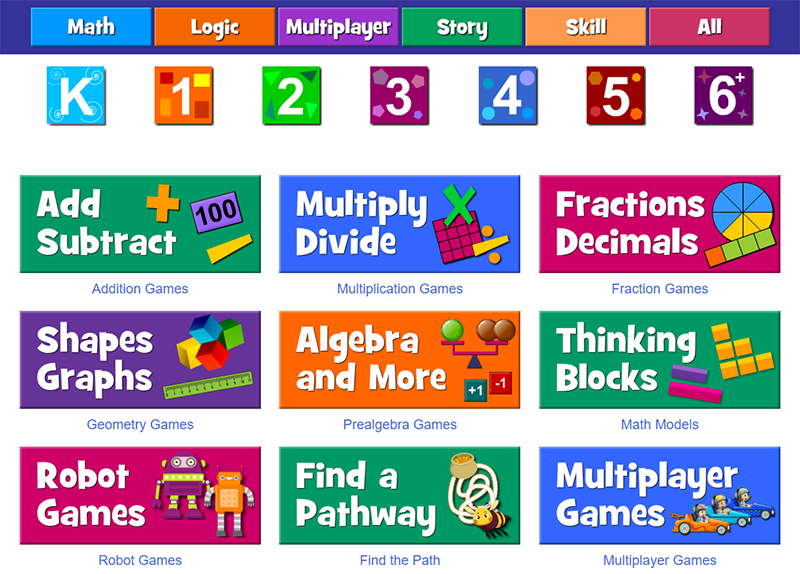Math Playground interactive learning for kids.