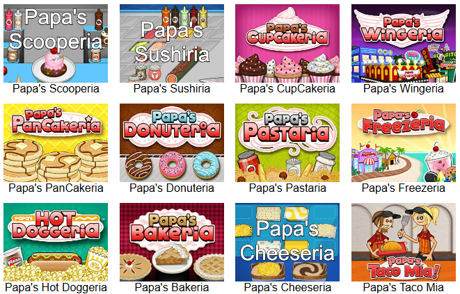 Hooda Math Papas Games help to build math skills for school students.