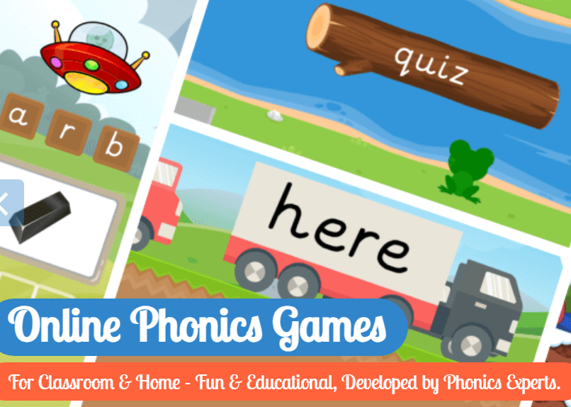 Phonics educational games for kids.