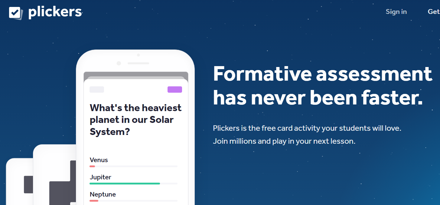 Plickers educational tools for students.