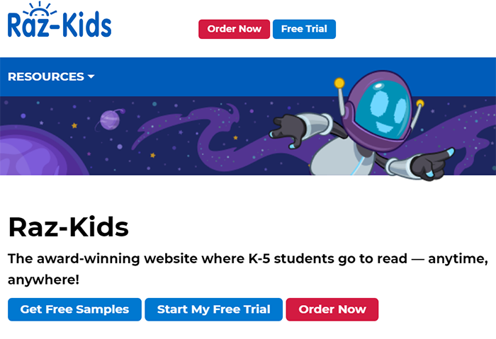 Raz Kids Reading Resource