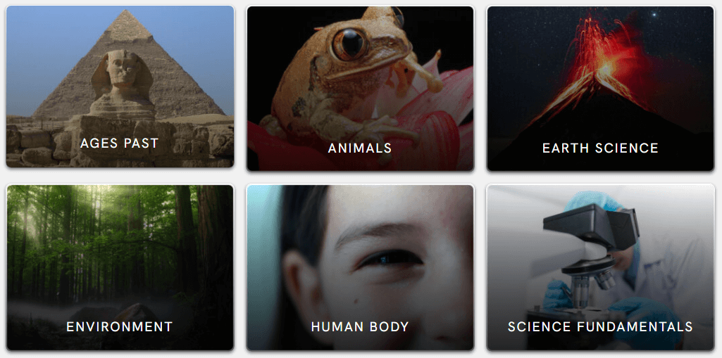 A website designed for kids, featuring science videos, activities, and resources to learn about various science topics.