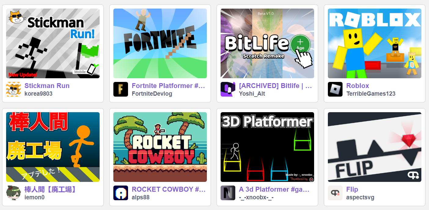 Scratch Games development for Kids.