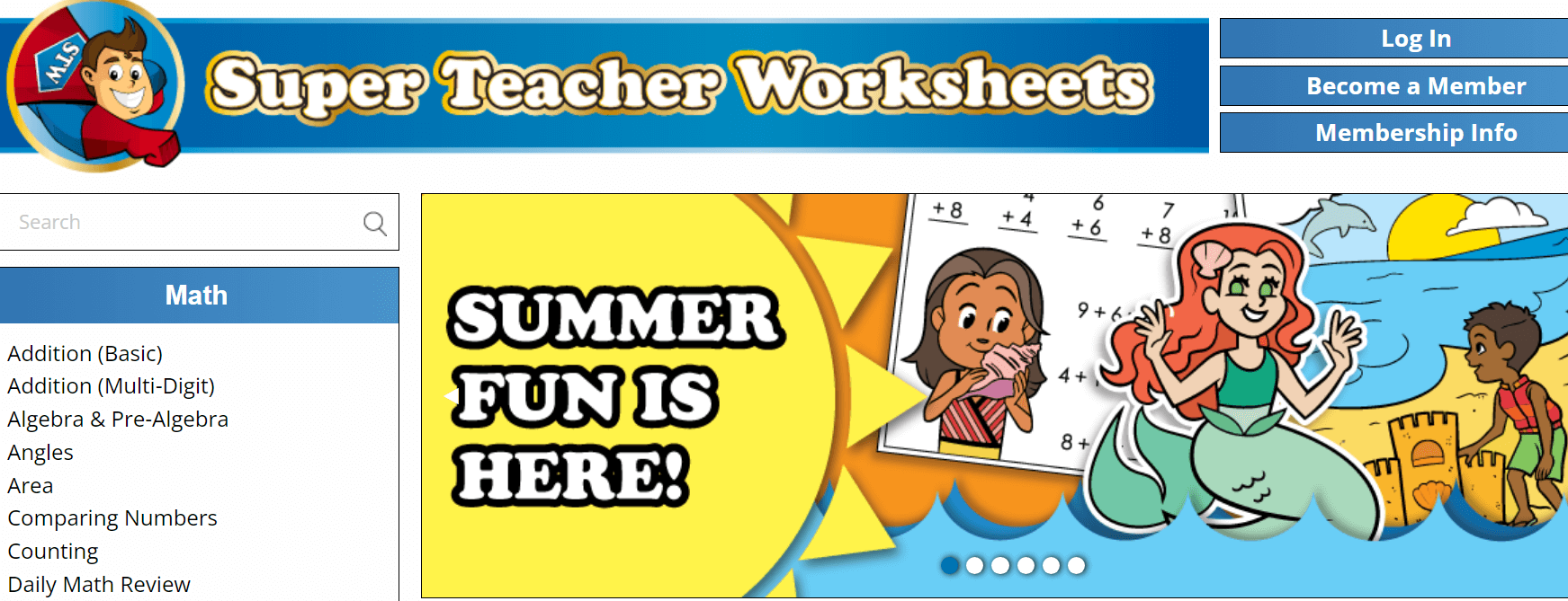 Super Teacher Worksheets is an educational platform providing a wide array of printable resources and interactive activities for educators.