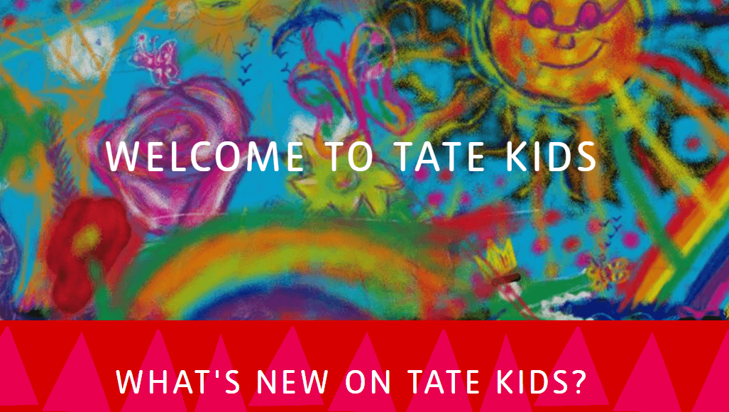 Tate Kids free games and quizzes.
