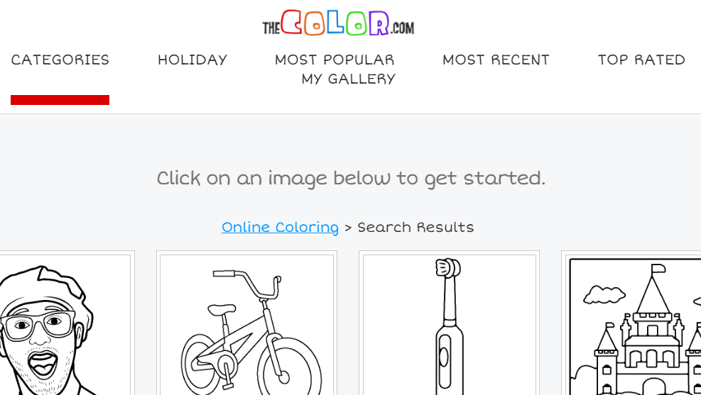A vibrant collection of online and printable coloring pages available on The Color for creative exploration.