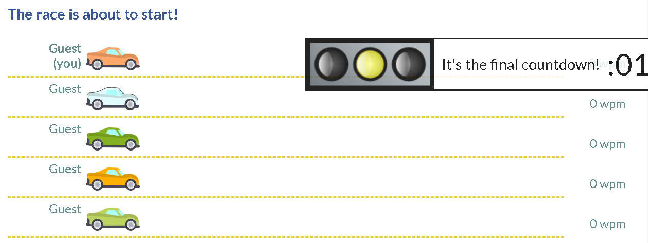 Type racer free multiplayer typing game.