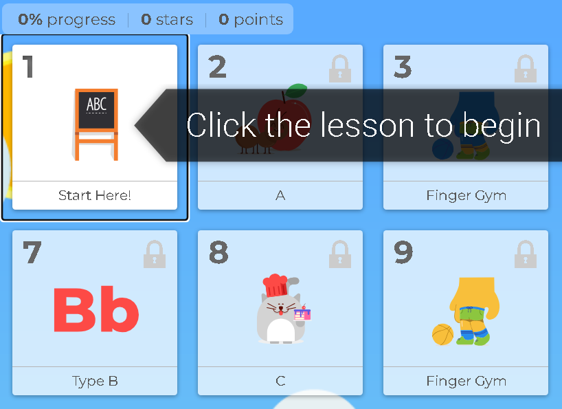 Learn to Type for Kids Club.
