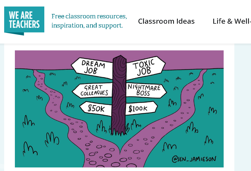 We Are Teachers online resource for school in the classroom.