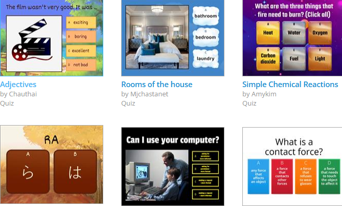 Wordwall quiz template is used in an interactive classroom setting by teachers and students.