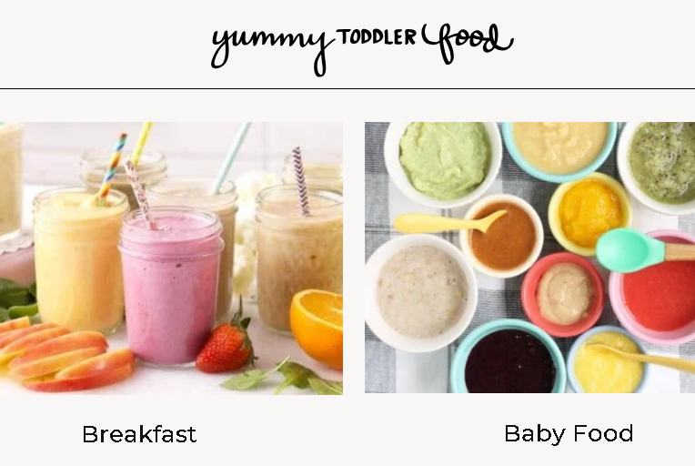 Food for Toddlers that are Yum.