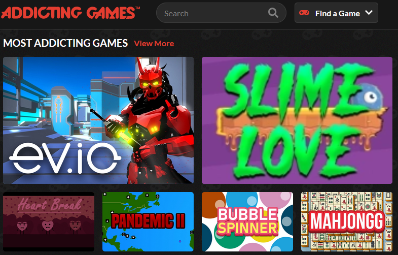 Addicting Games logo representing online safety for children and young people.
