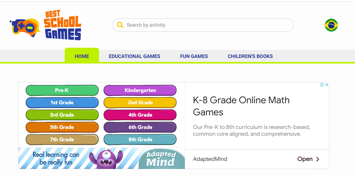 Best School Games logo representing online safety for children and young people.