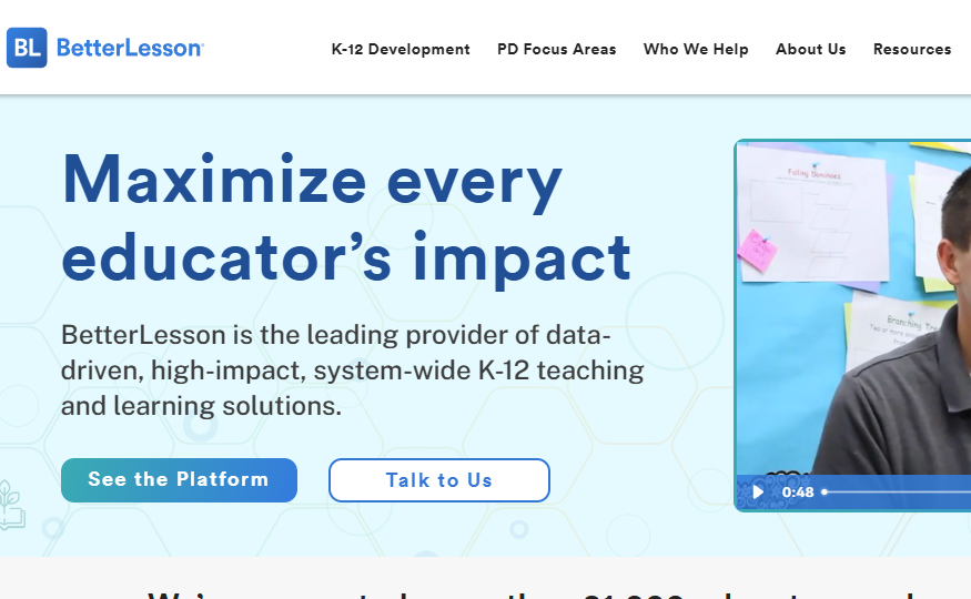 BetterLesson logo representing online safety for children and young people.