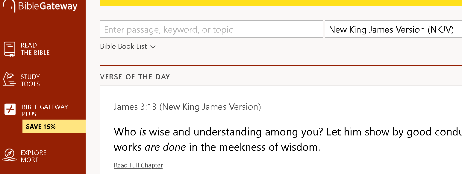 Bible Gateway logo representing online safety for children and young people.