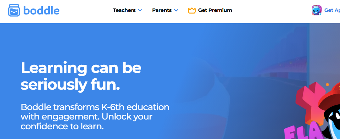 An interactive math learning platform featuring games and progress tracking tools designed for elementary school children.