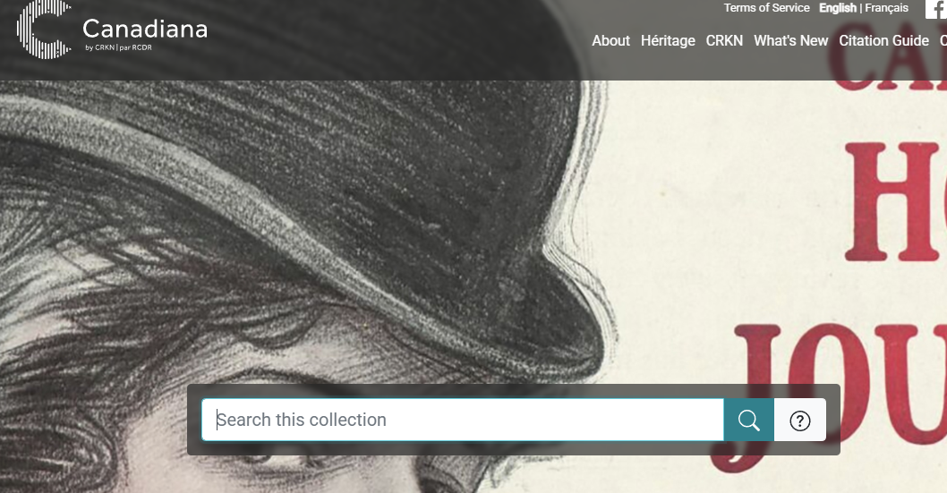 A collection of historical Canadian documents, books, newspapers, and maps available on Canadiana.ca.