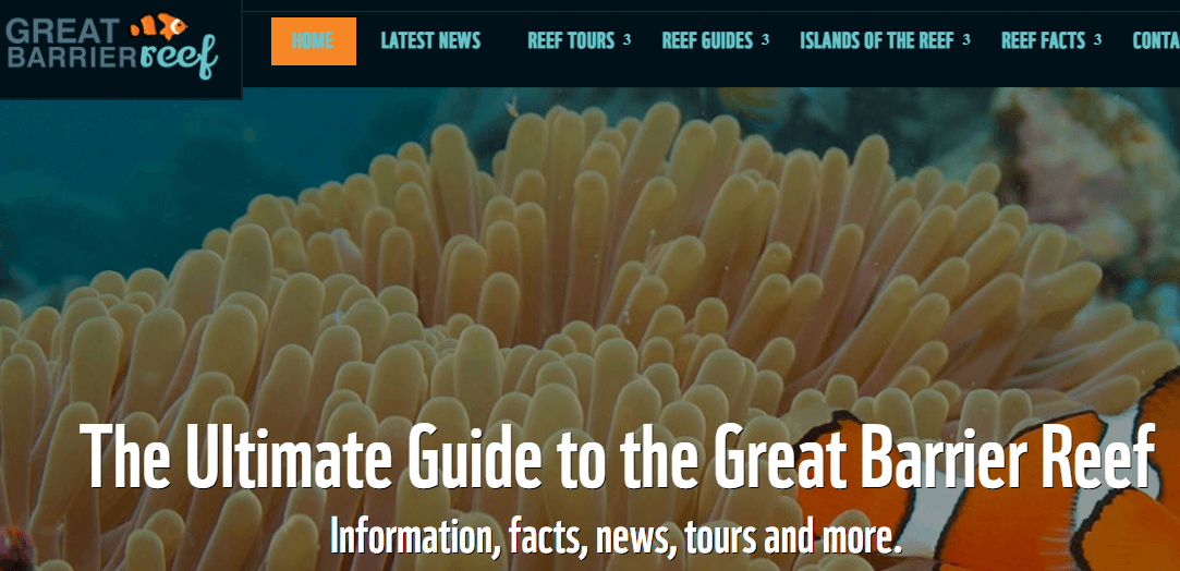 vibrant underwater scene of the Great Barrier Reef showcasing colorful coral and marine life.