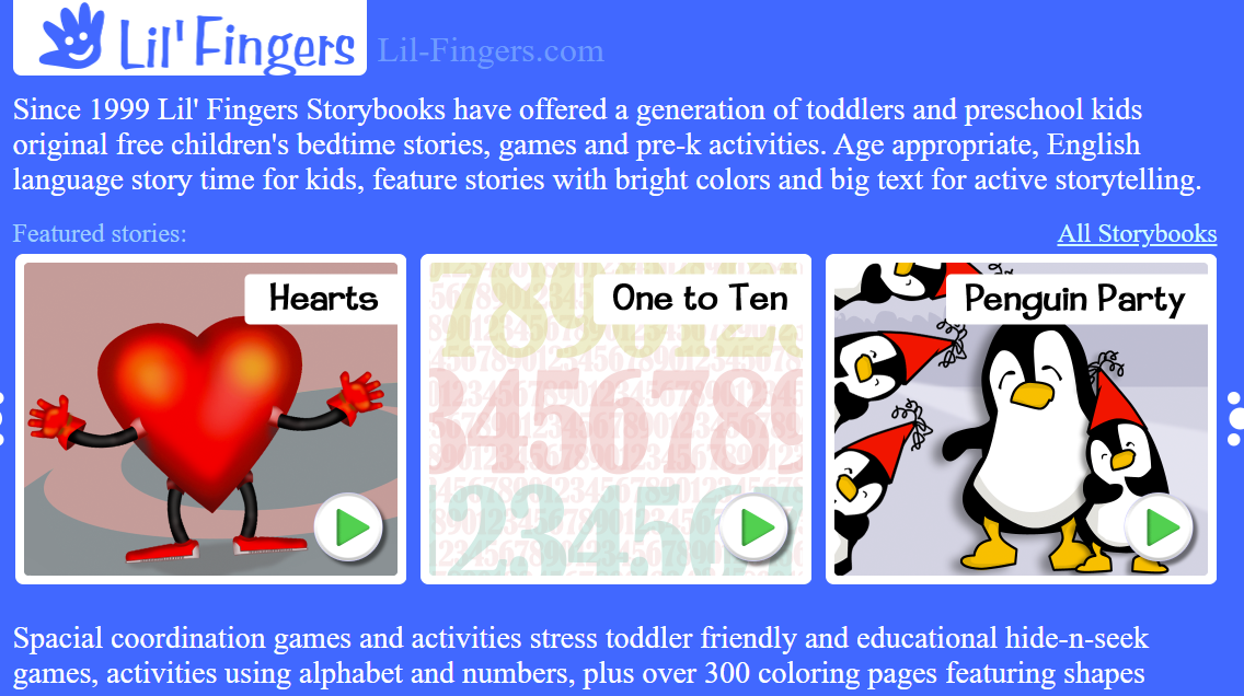 Lil Fingers logo representing online safety for children and young people.