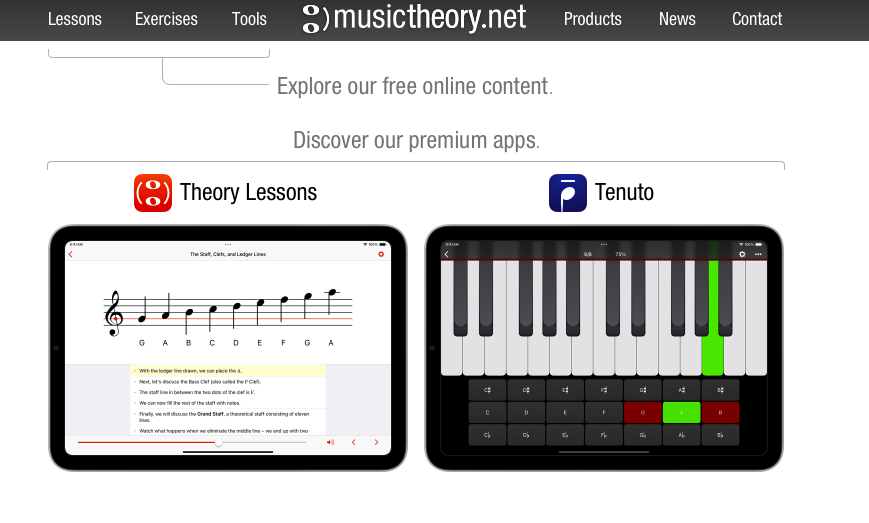 Music Theory logo representing online safety for children and young people.