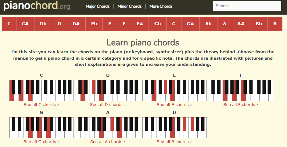 Piano Chord logo representing online safety for children and young people.