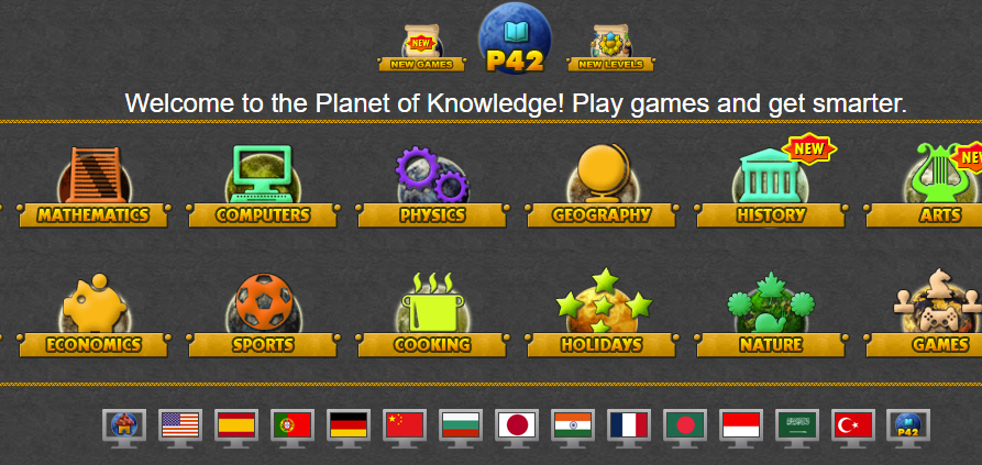Planeta 42 logo representing online safety for children and young people.