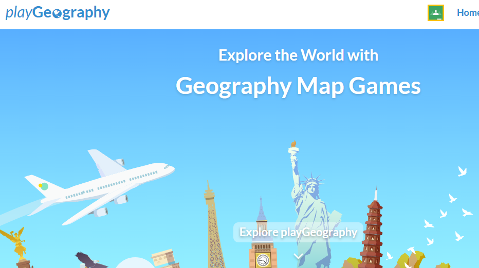Play Geography logo representing online safety for children and young people.