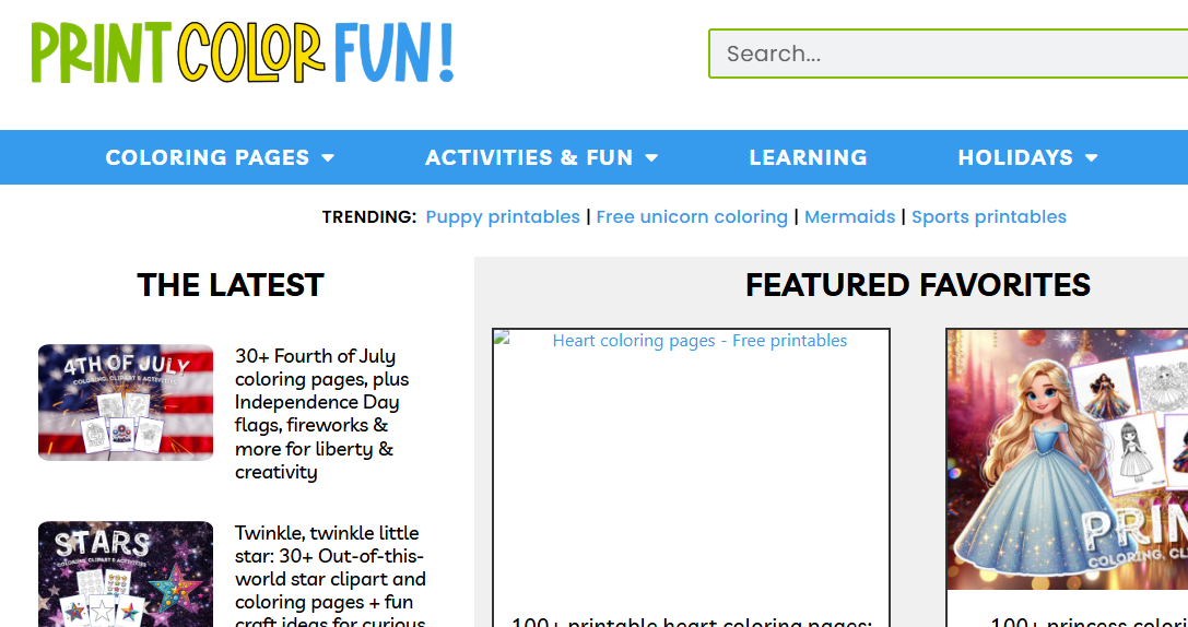 Print Color Fun logo representing online safety for children and young people.