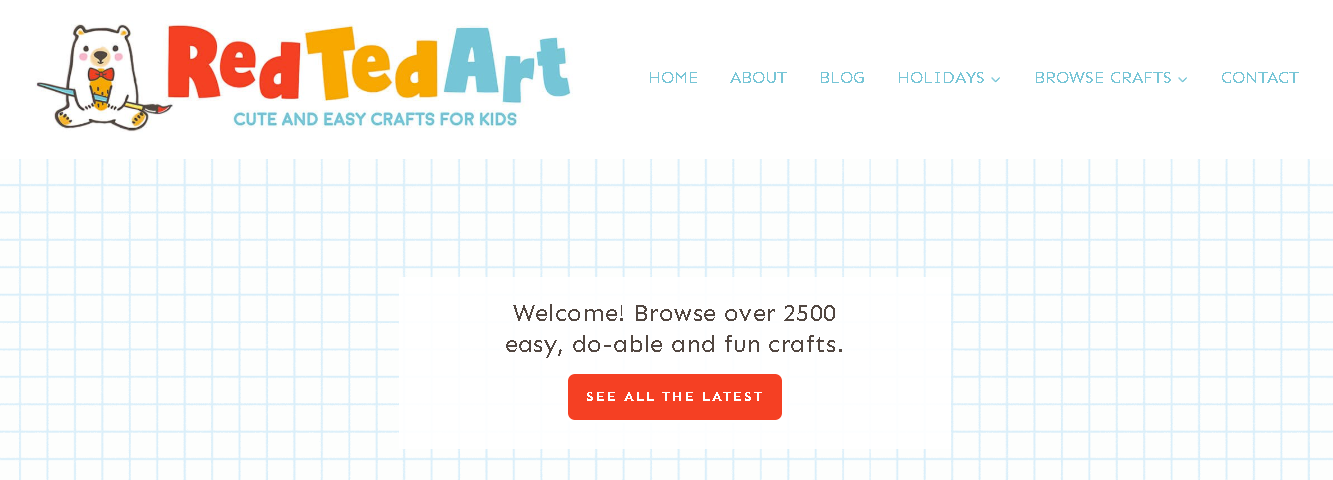 Red Ted Art logo representing online safety for children and young people.