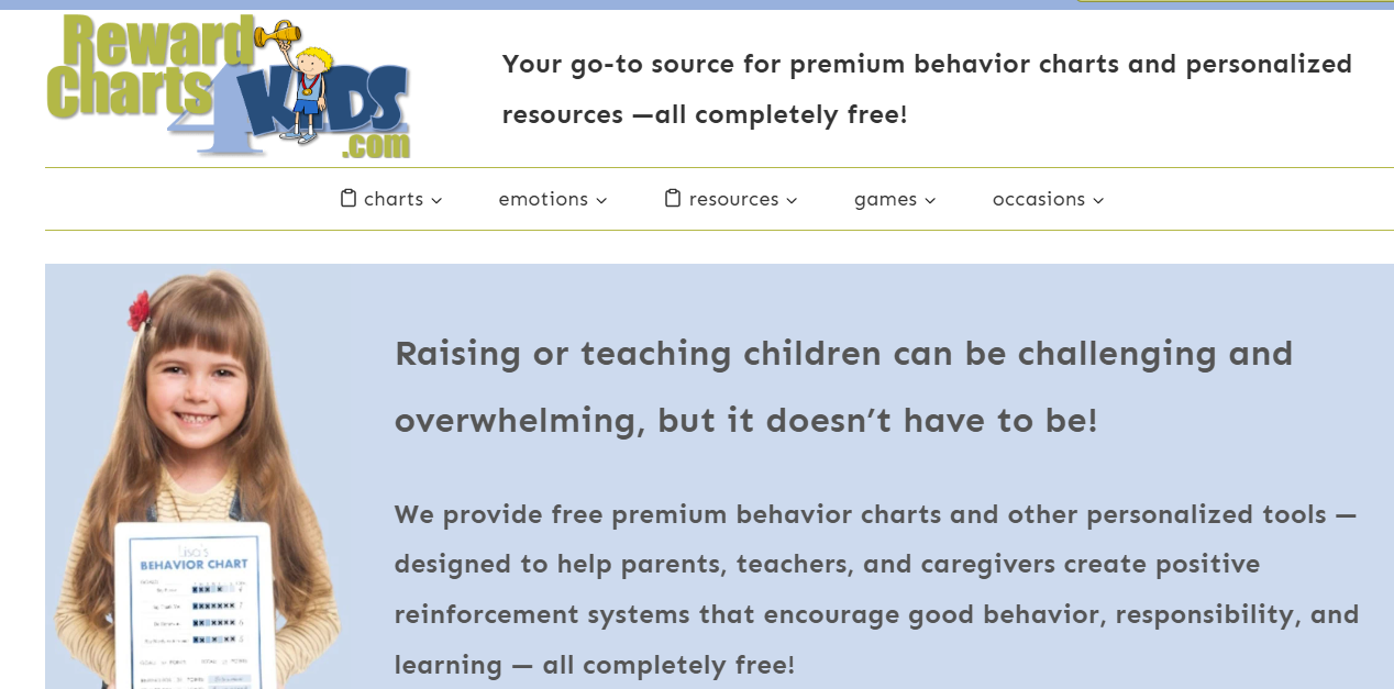 Reward Charts 4 Kids logo representing online safety for children and young people.
