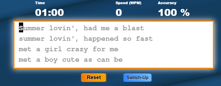 Speed Typing Online logo representing online safety for children and young people.