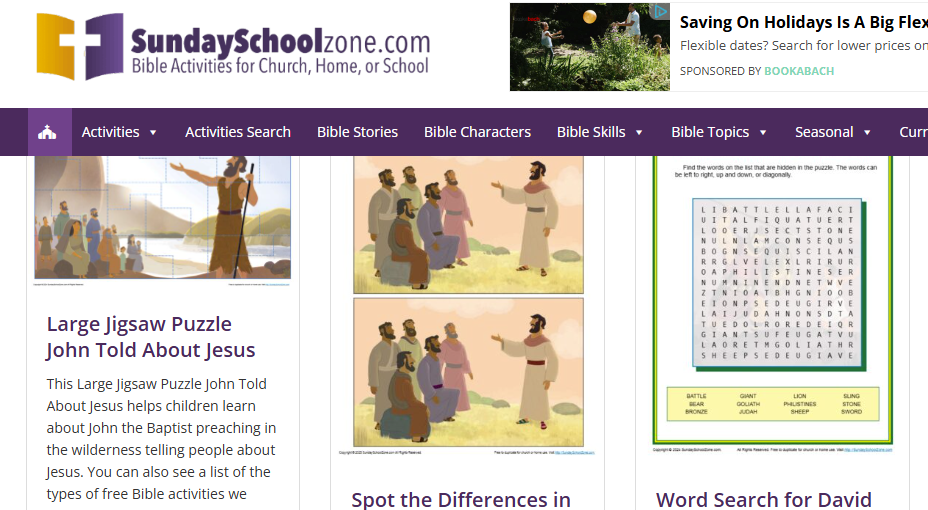 Sunday School Zone logo representing online safety for children and young people.