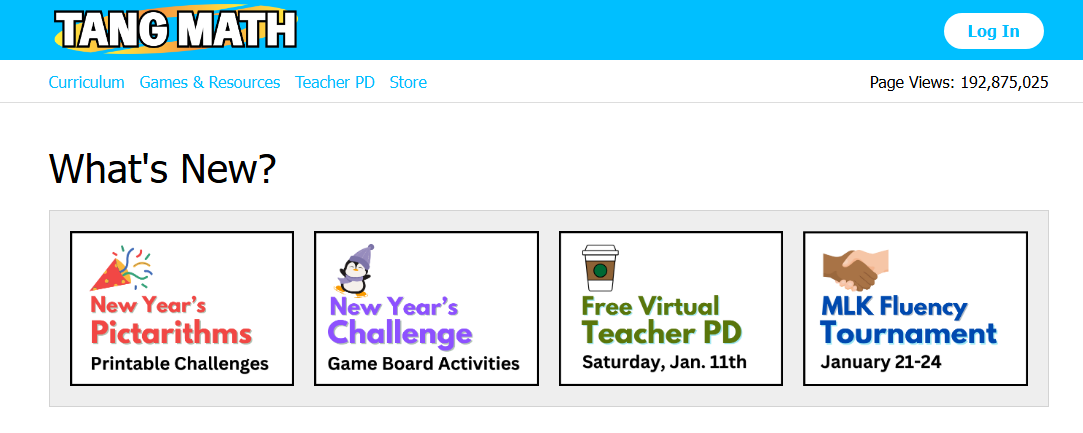 Tang Math is a website offering clear math lessons and interactive tools to help students learn at their own pace.