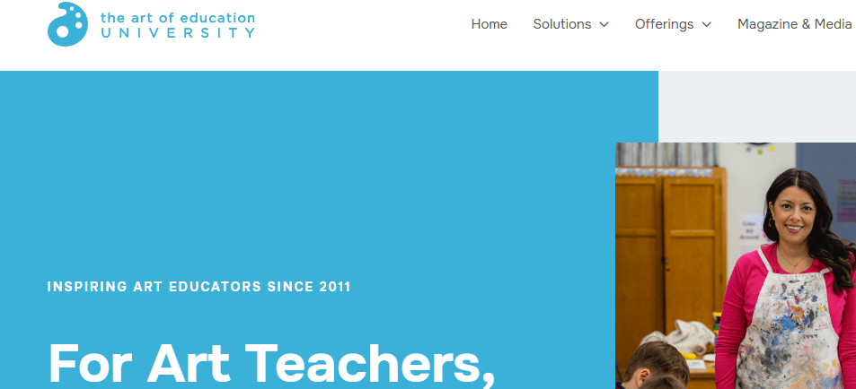 The Art of Education University logo representing online safety for children and young people.